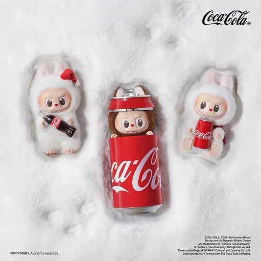 Labubu Coca-Cola Series - Vinyl Face Plush Figure - Hot Toy ( Limited Edition)